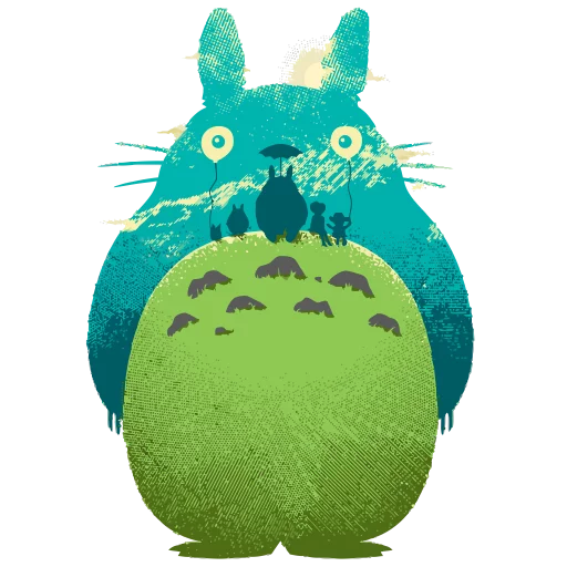 🍀 Стикер «Totoro» для Telegram