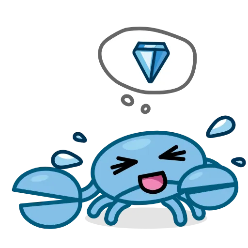 😂 Стикер «Ton Crab» для Telegram