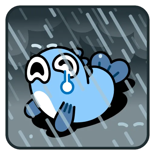😭 Стикер «TON FISH» для Telegram