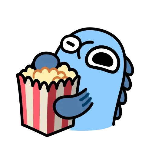 🍿 Стикер «TON FISH» для Telegram