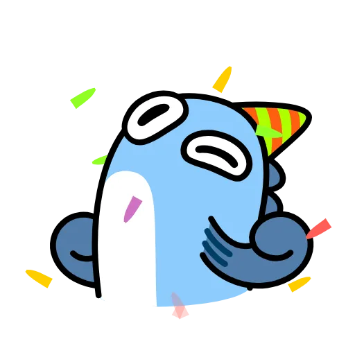 🥳 Стикер «TON FISH» для Telegram