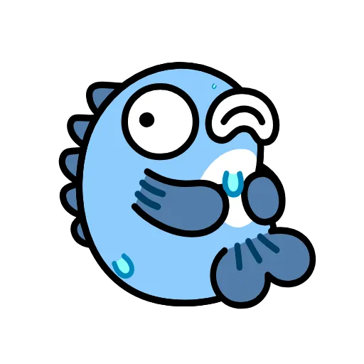 😥 Стикер «TON FISH» для Telegram