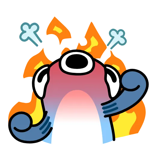 😡 Стикер «TON FISH» для Telegram