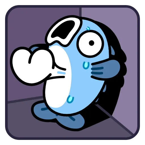 😱 Стикер «TON FISH» для Telegram