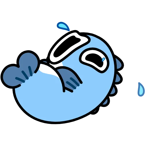 😂 Стикер «TON FISH» для Telegram