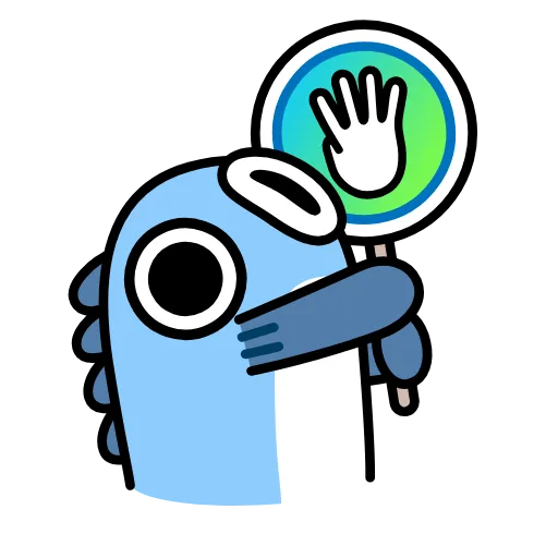 🖐️ Стикер «TON FISH» для Telegram