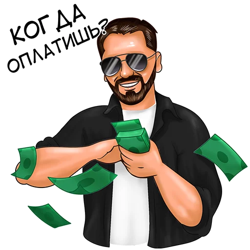 🤑 Стикер «Toni Carleon» для Telegram