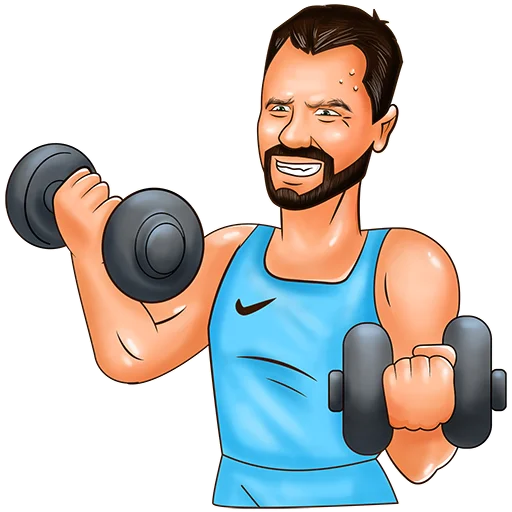 💪 Стикер «Toni Carleon» для Telegram