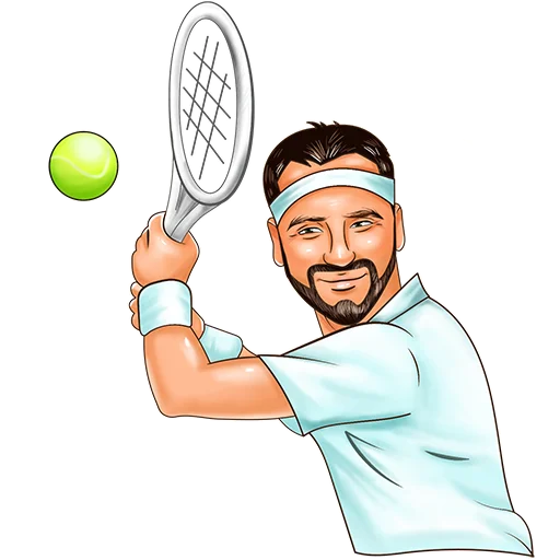 🎾 Стикер «Toni Carleon» для Telegram