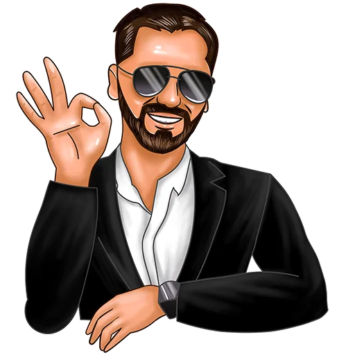👌 Стикер «Toni Carleon» для Telegram