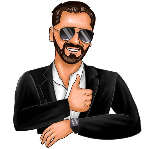 👍 Стикер «Toni Carleon» для Telegram