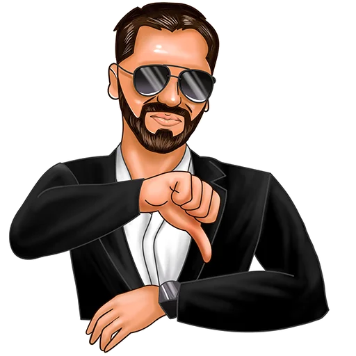 👎 Стикер «Toni Carleon» для Telegram