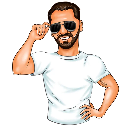 😎 Стикер «Toni Carleon» для Telegram