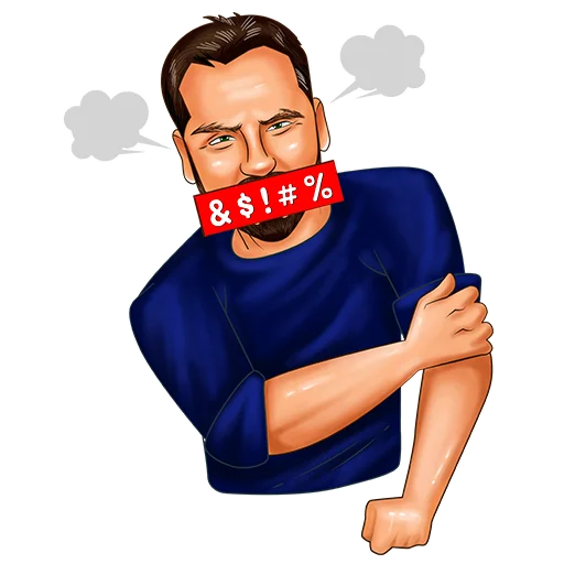 🤬 Стикер «Toni Carleon» для Telegram