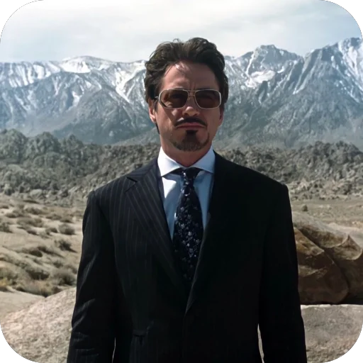 🫥 Стикер «Тони Старк» для Telegram