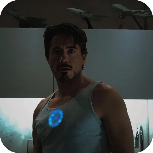 🫥 Стикер «Тони Старк» для Telegram