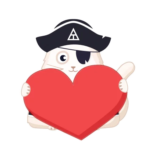 ❤️ Стикер «Tonti Laguna» для Telegram