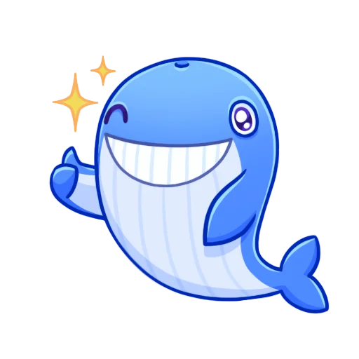 👍 Стикер «TON WHALE» для Telegram
