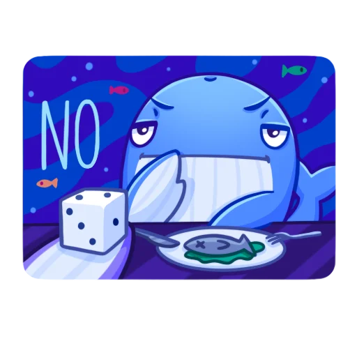 🎲 Стикер «TON WHALE» для Telegram