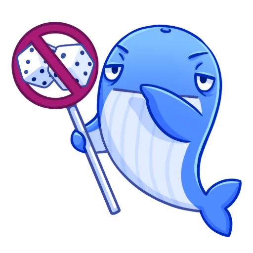 🎲 Стикер «TON WHALE» для Telegram
