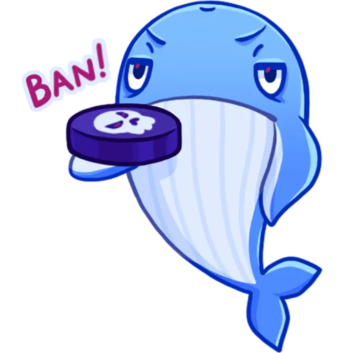 🚫 Стикер «TON WHALE» для Telegram