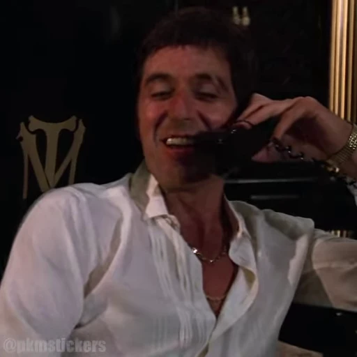 😄 Стикер «Tony Montana» для Telegram