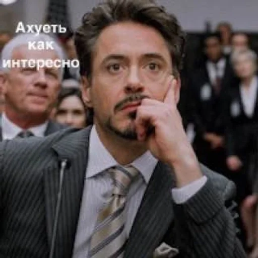 😫 Стикер «Tony Stark» для Telegram