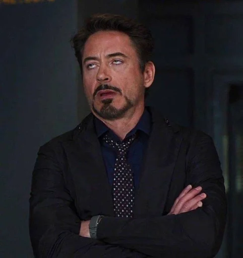 🙄 Стикер «Tony Stark» для Telegram
