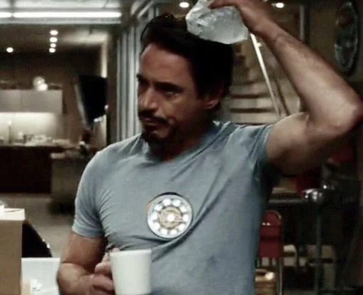 😢 Стикер «Tony Stark» для Telegram