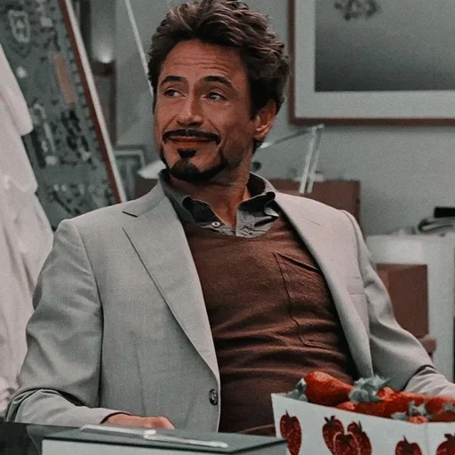 😄 Стикер «Tony Stark» для Telegram