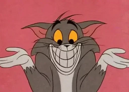 🤷‍♂ Стикер «Tom & Jerry» для Telegram