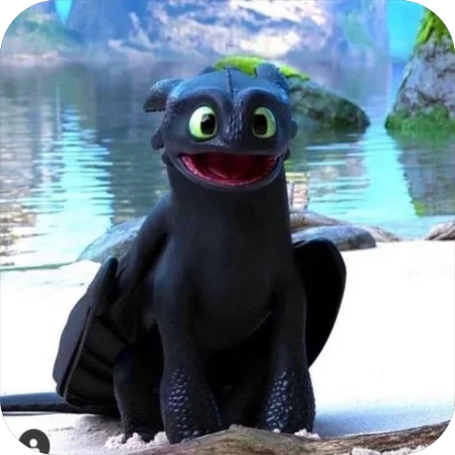 😅 Стикер «Toothless» для Telegram