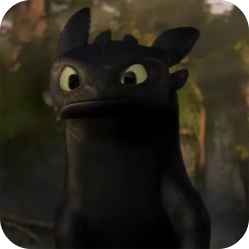 😐 Стикер «Toothless» для Telegram