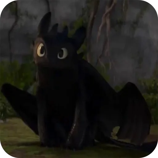 😶 Стикер «Toothless» для Telegram