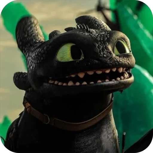 😃 Стикер «Toothless» для Telegram