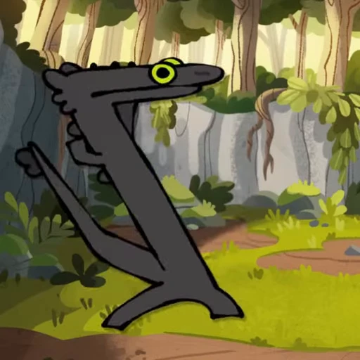 🕺 Стикер «Toothless Беззубик» для Telegram