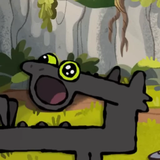 🤩 Стикер «Toothless Беззубик» для Telegram
