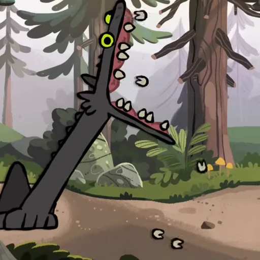 🦷 Стикер «Toothless Беззубик» для Telegram