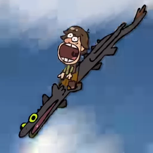 🤩 Стикер «Беззубик» для Telegram