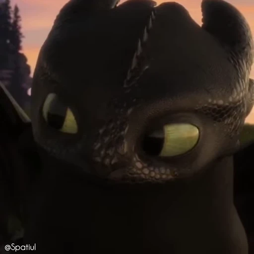 〰️ Стикер «Toothless» для Telegram