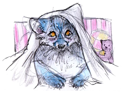🦊 Стикер «Toothpaste» для Telegram