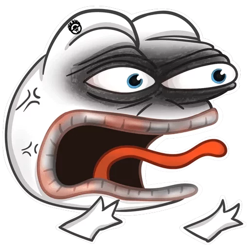 😡 Стикер «ТОПЧЕГ» для Telegram