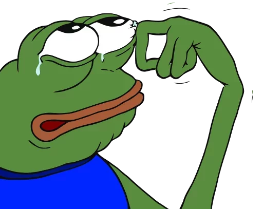 😭 Стикер «ТОПЧЕГ» для Telegram