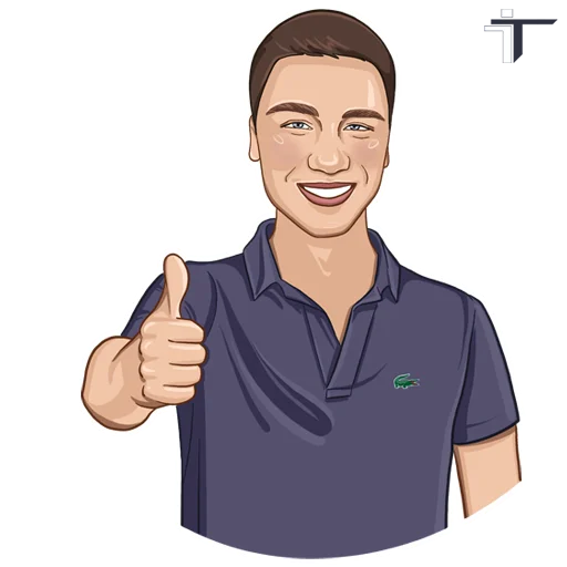 👍 Стикер «ТОП СЕРВИС🔝» для Telegram