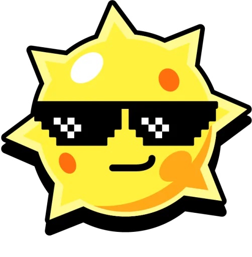 😎 Стикер «Крутые бравл значки» для Telegram