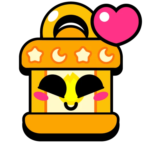 ❤️ Стикер «Крутые бравл значки» для Telegram