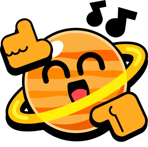 🪐 Стикер «Крутые бравл значки» для Telegram