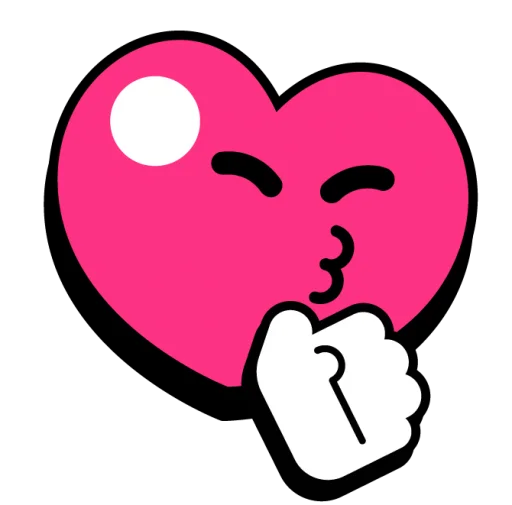 ❤ Стикер «Крутые бравл значки» для Telegram