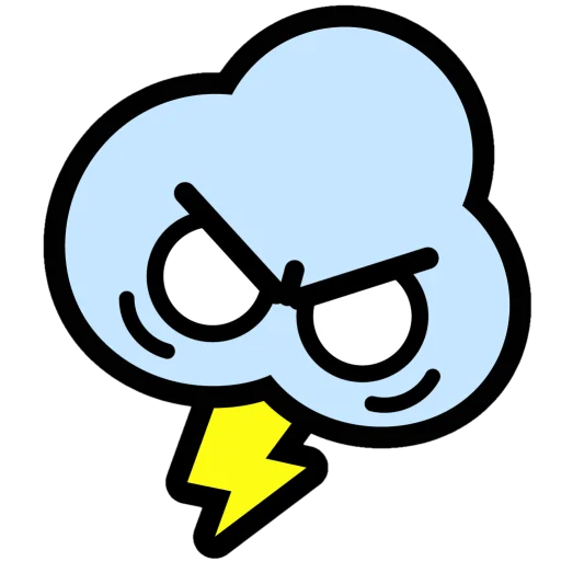🌩 Стикер «Крутые бравл спреи» для Telegram
