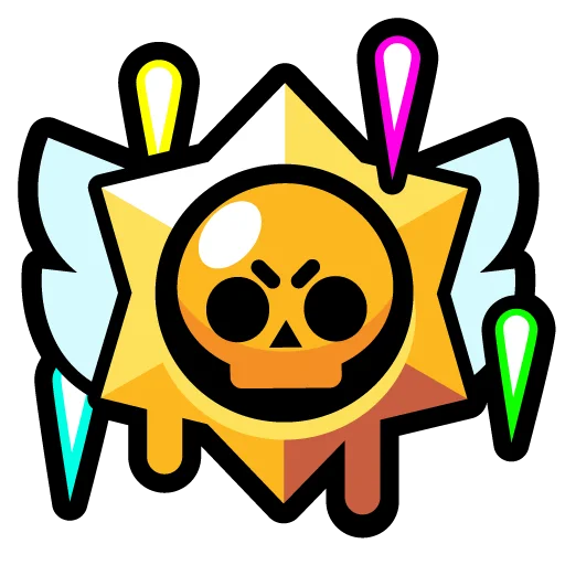 🌟 Стикер «Крутые бравл спреи» для Telegram
